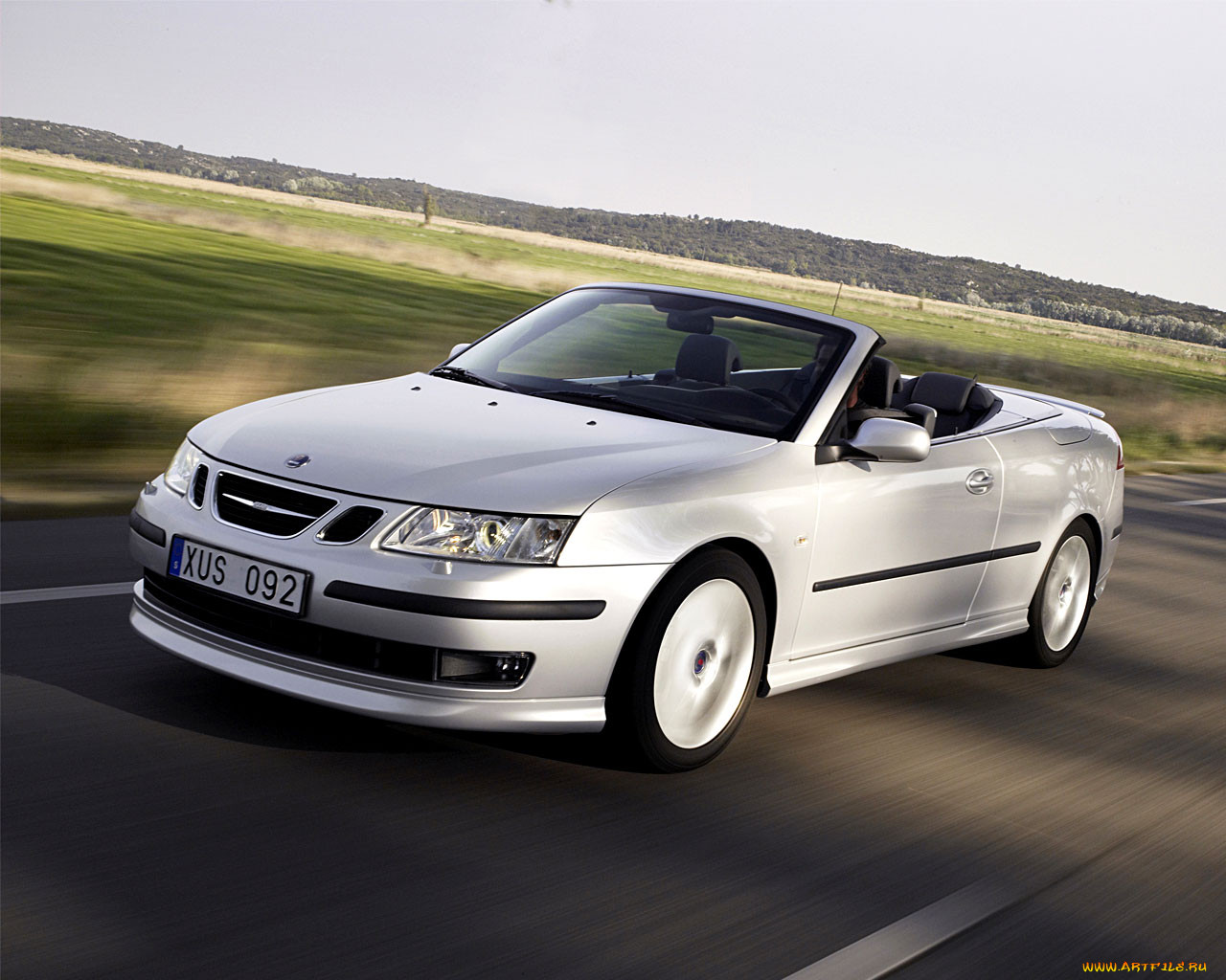 saab, convertible, 